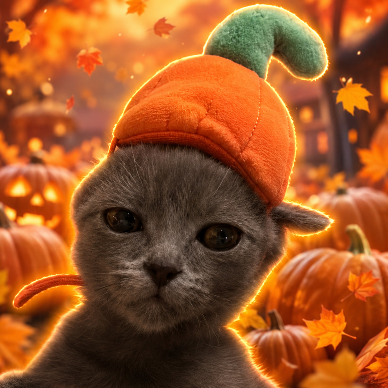 The Pumpkin Cat logo
