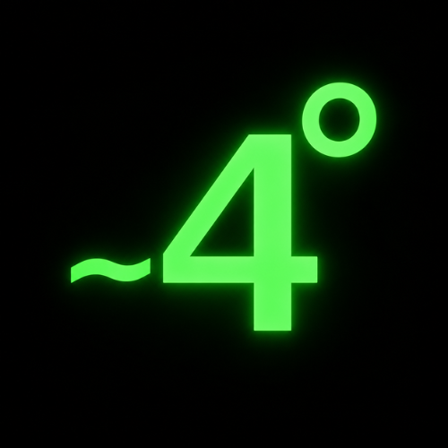 ~4°