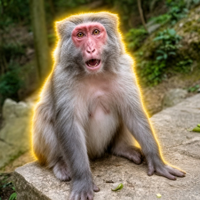 Chinchinmei The Monkey logo