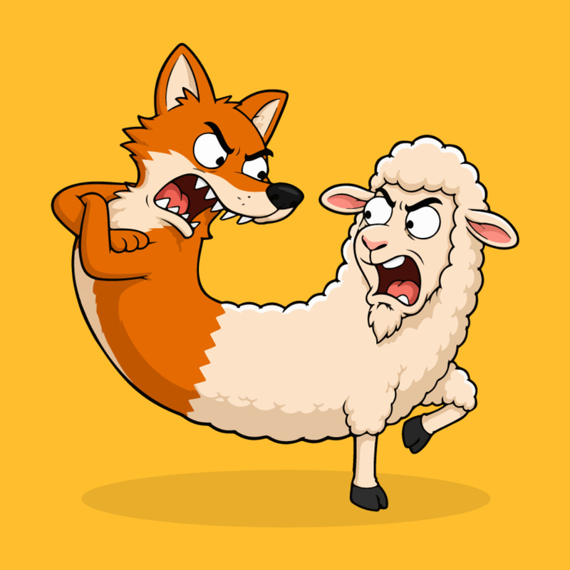 FOX VS SHEEP logo