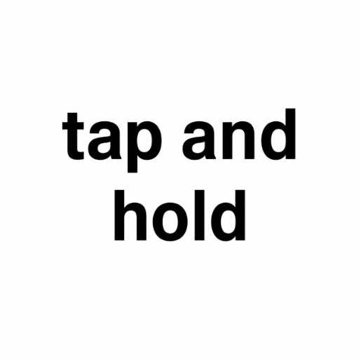 Tap And Hold logo