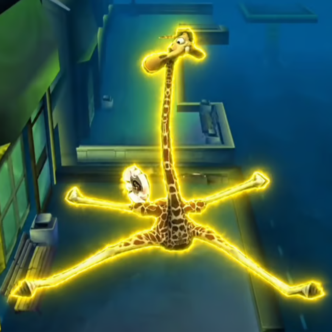Melman The Giraffe logo