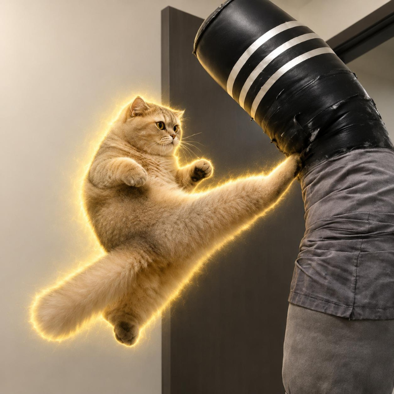 Karate Cat logo