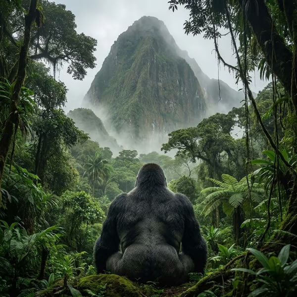 The Nietzschean Gorilla logo