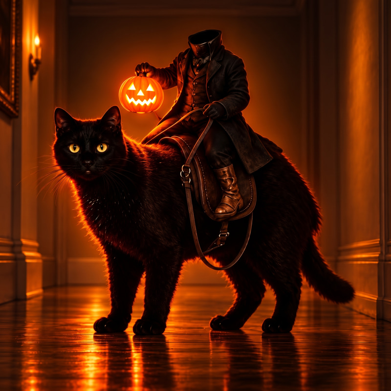 Halloween Cat logo