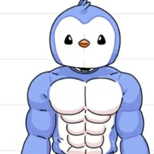 Paxton The Pudgy Penguins Mascot logo