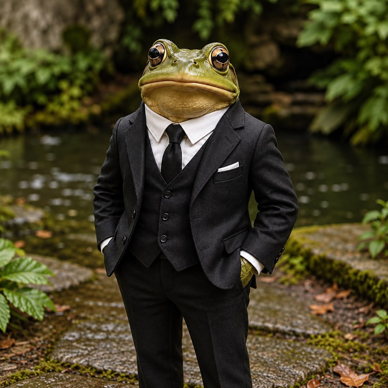 Mister Frog logo