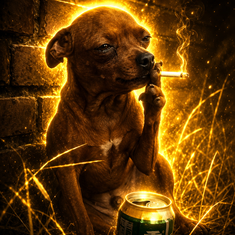 The Reminiscing Dog logo