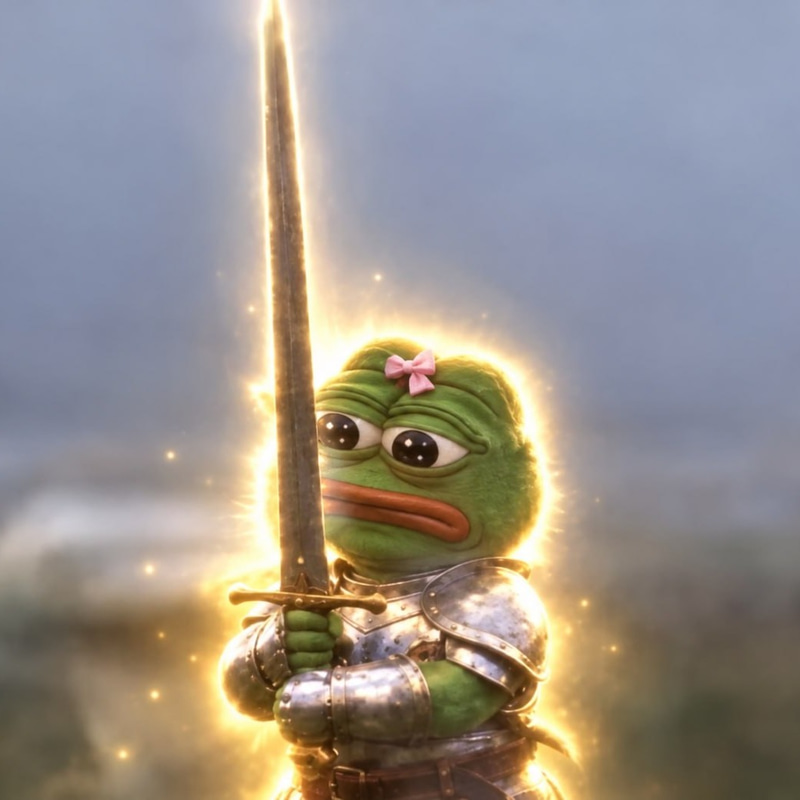 Pepe Wif Sword logo