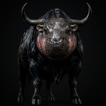 Moodeng The Bull logo