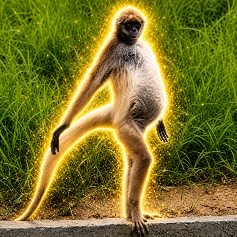 Vogue Pose Monkey logo