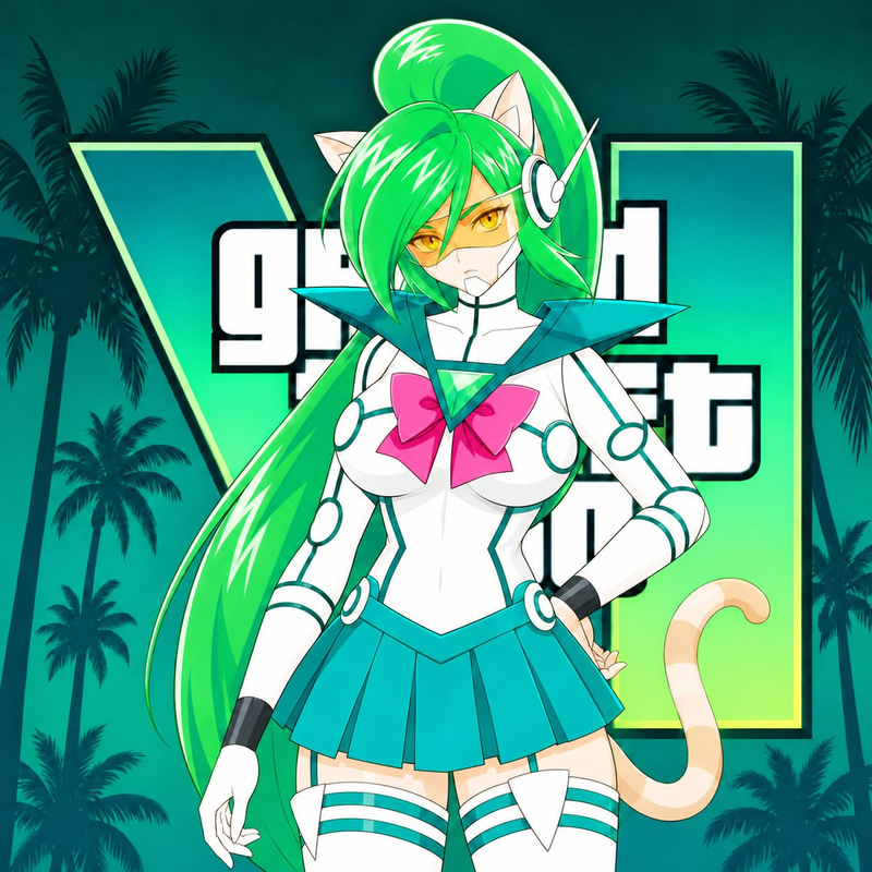 Shiny Wasabi Kitty logo