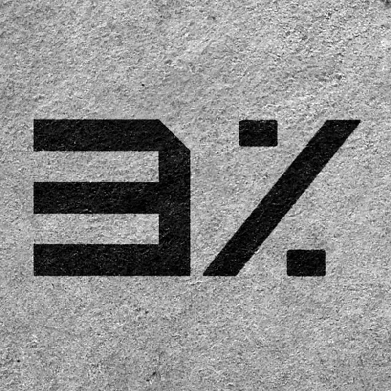 3%