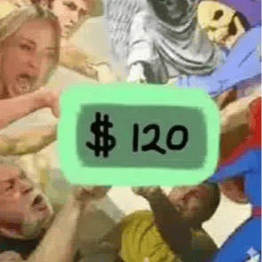 $120 And A Dream logo
