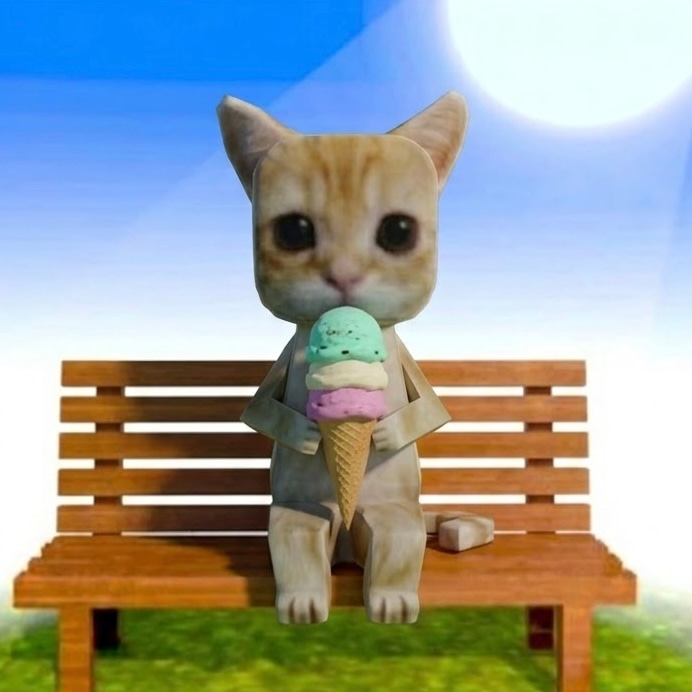 The Official LowPoly Cat logo