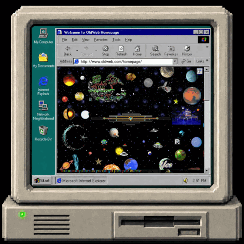 Old Web logo