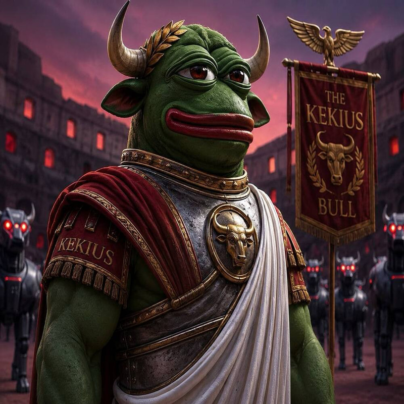 The Kekius Bull logo