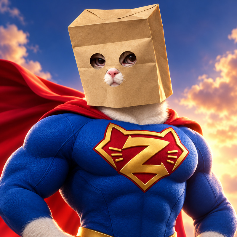 Super Anonymous Cat logo