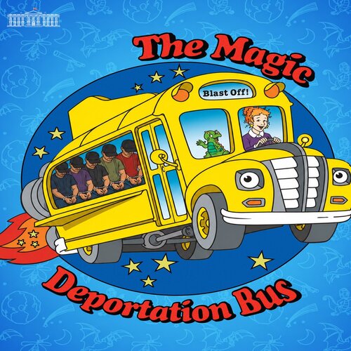 The Magic Deportation Bus logo