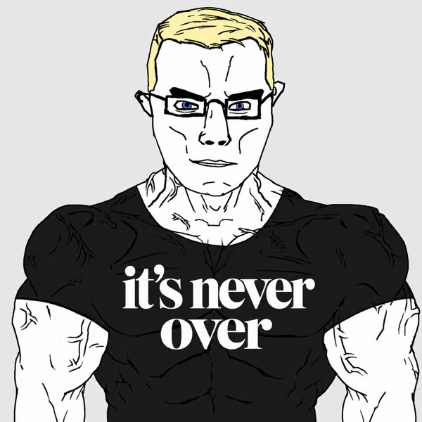 It's Never Over logo