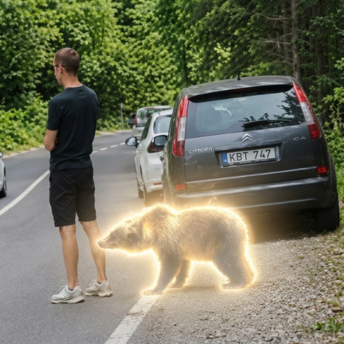 The Sneaky Bear Cub logo