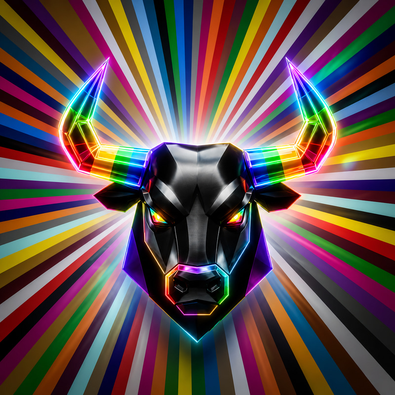 MURAD - The Rainbow Bull logo