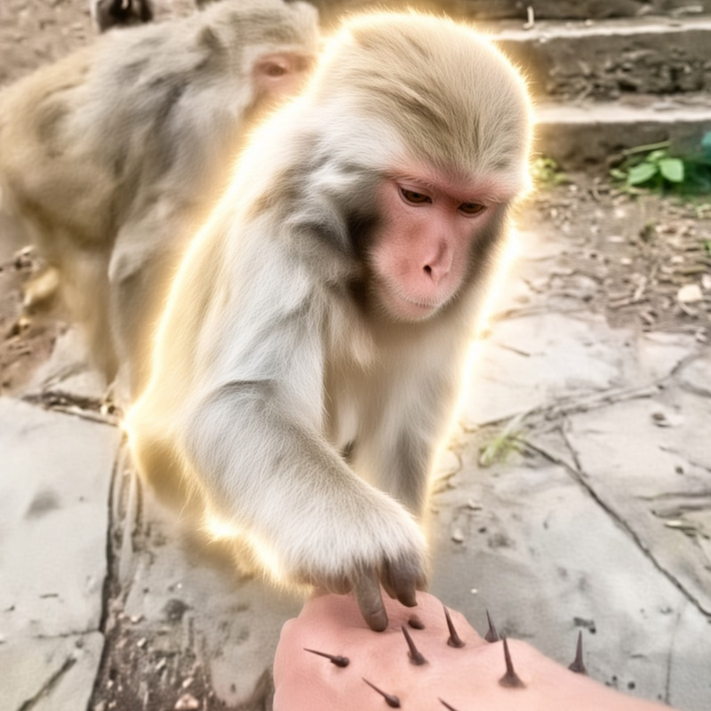 The Betrayed Seed Monkey logo
