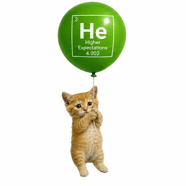 He