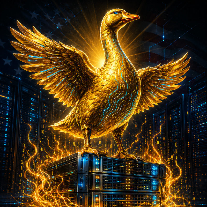 The Golden Goose logo